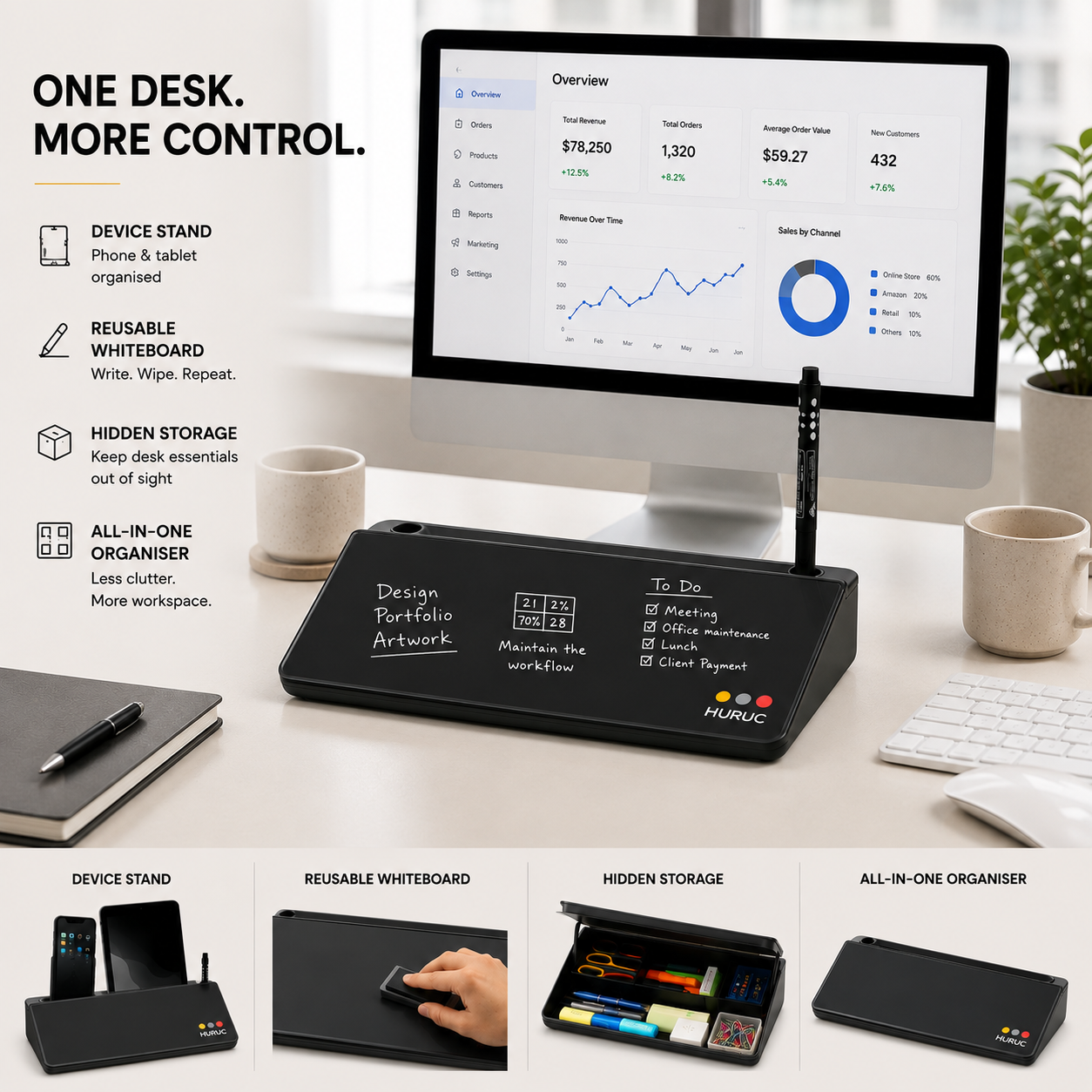 Desktop Buddy – Desk Organizer