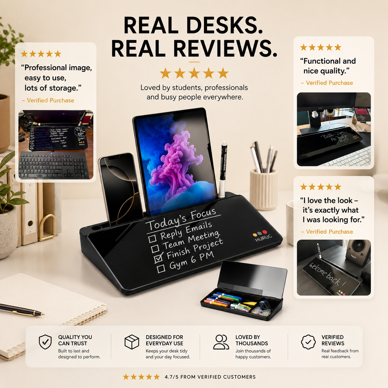 Desktop Buddy – Desk Organizer